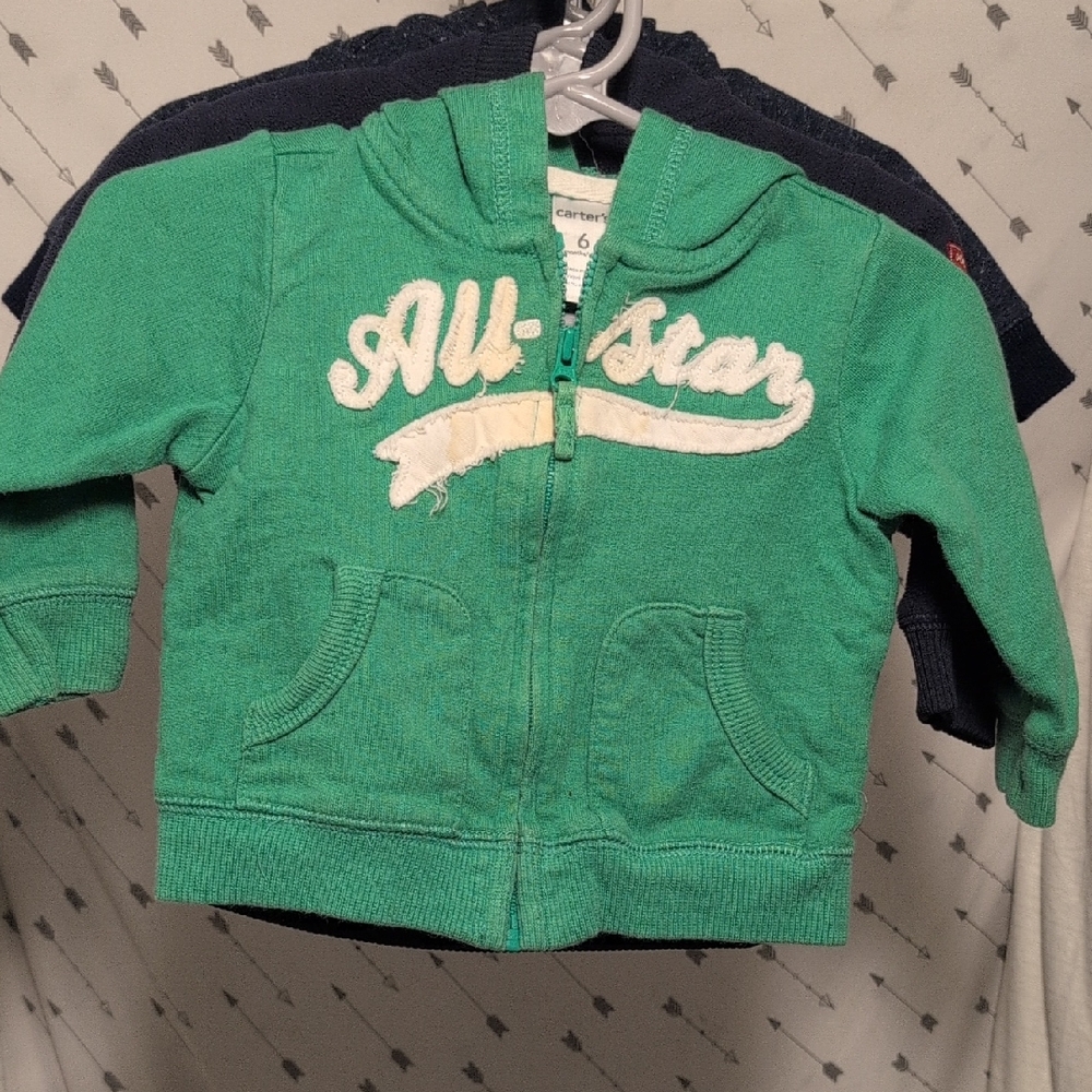 Carter's Vibrant Green All-Star Hoodie